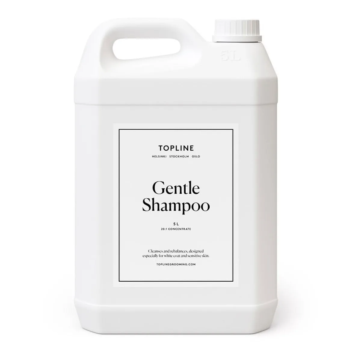 Topline Gentle -koiranshampoo 5 l