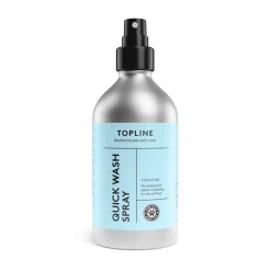 Topline Quick Wash -kissan ja koiran kuivashampoo 250 ml
