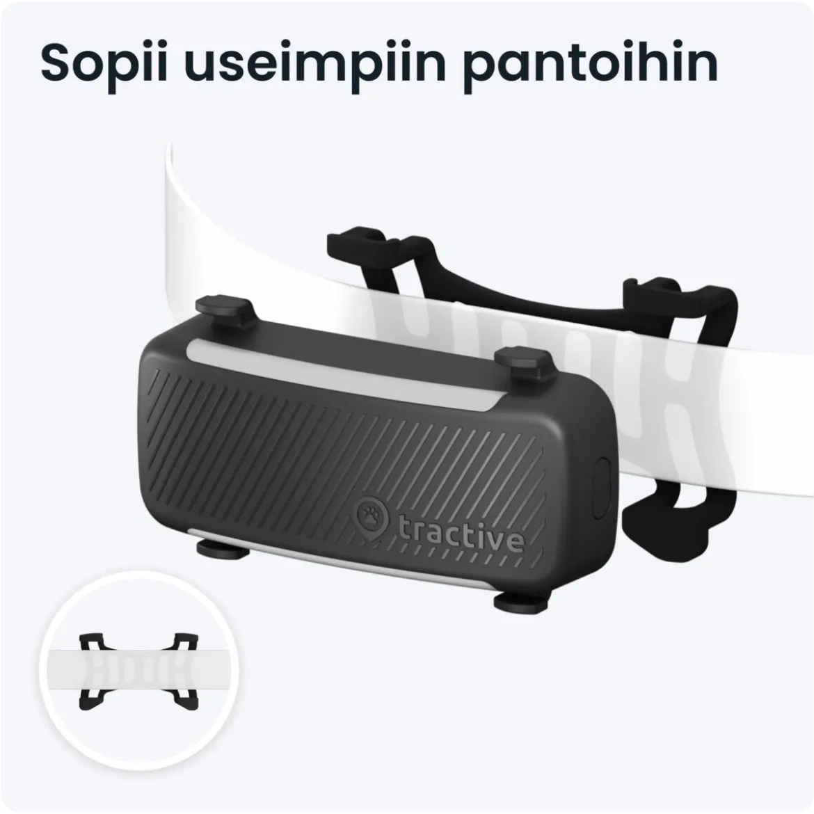 Tractive GPS koiralle DOG 6, musta