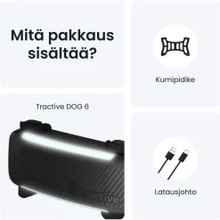 Tractive GPS koiralle DOG 6, musta