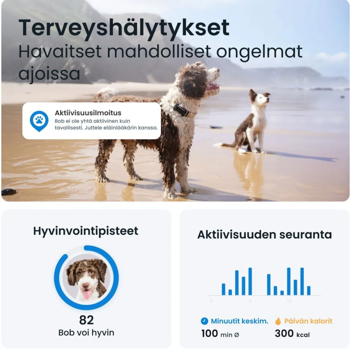 Tractive GPS koiralle DOG 6, musta
