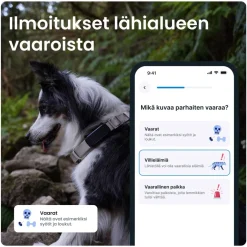 Tractive GPS koiralle DOG 6, musta