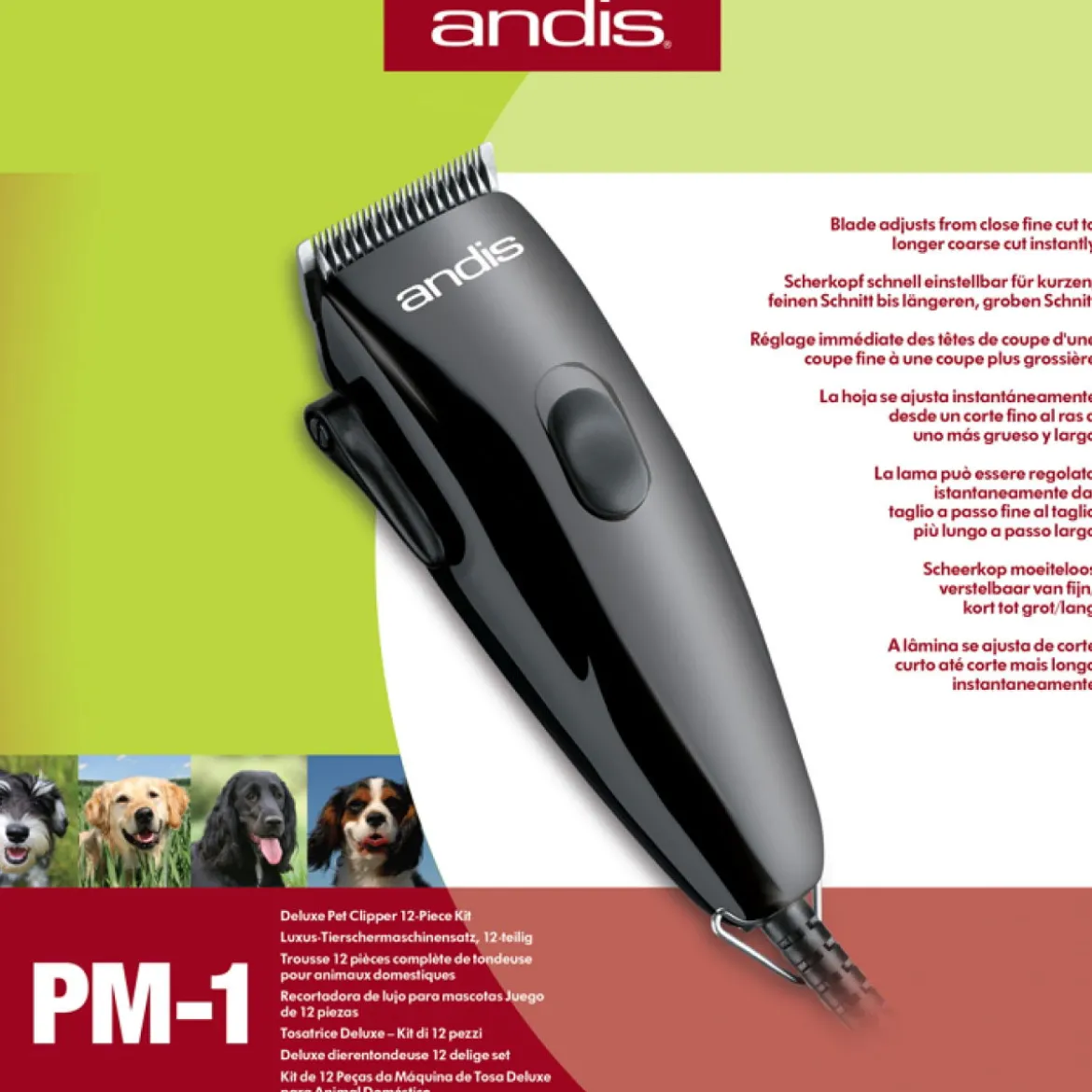 Trimmauskone Andis PM-1 kit