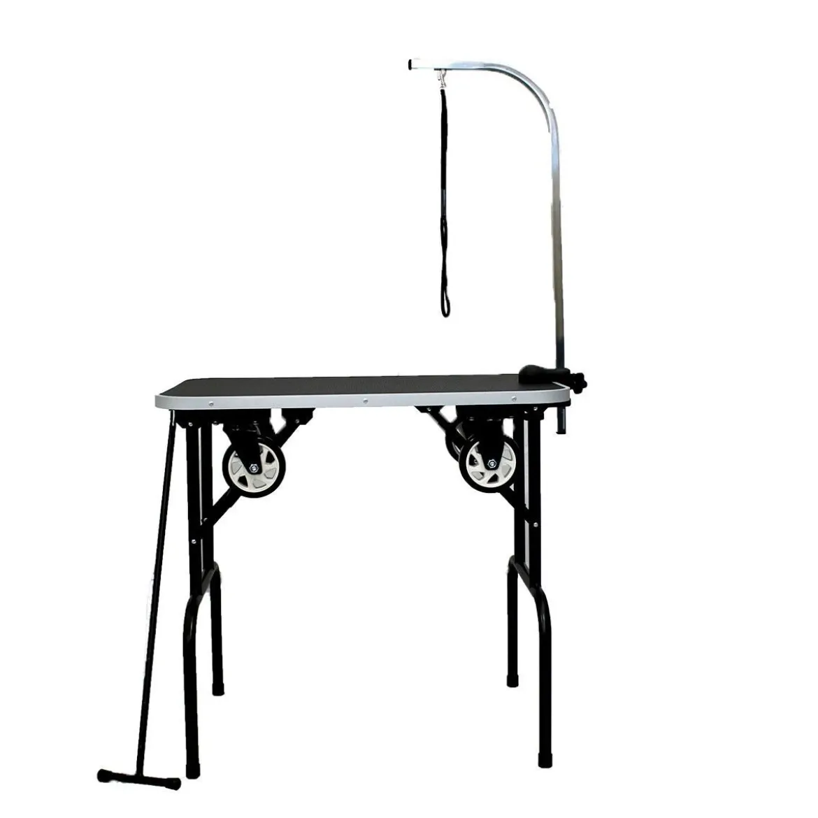 Trimmauspöytä pyörillä PetEasy 81x46cm