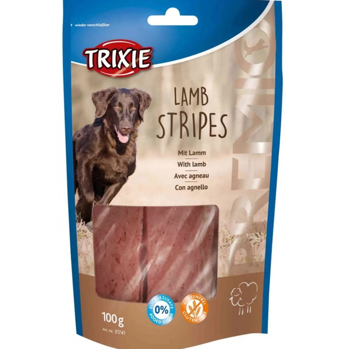 Trixie Premio Lamb Stripes, 100 g