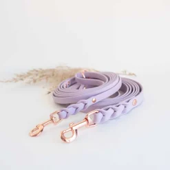 Tyylivoitto Braid hihna laventeli/ruusukulta 200cm