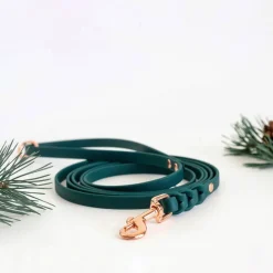 Tyylivoitto Braid hihna, smaragdi/ruusukulta