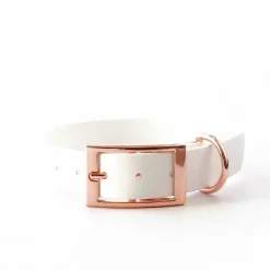 Tyylivoitto Classy koiran panta, valkoinen/ruusukulta
