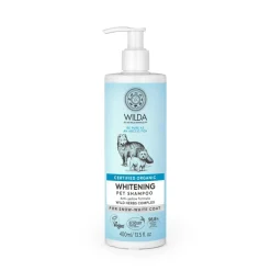 Valkoisen koiran shampoo Wilda Siberica Whitening 400ml