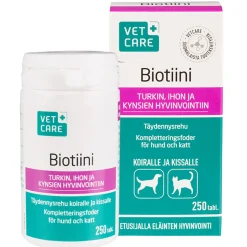 VETCARE Biotiini 250 tabl