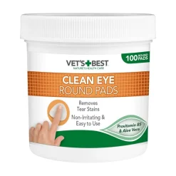 Vet's Best Clean Eye Round Pads