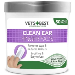 Vet's Best Clean korvienpuhdistuslaput 50 kpl