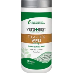 Vet's Best Natural Flea&Tick Wipes