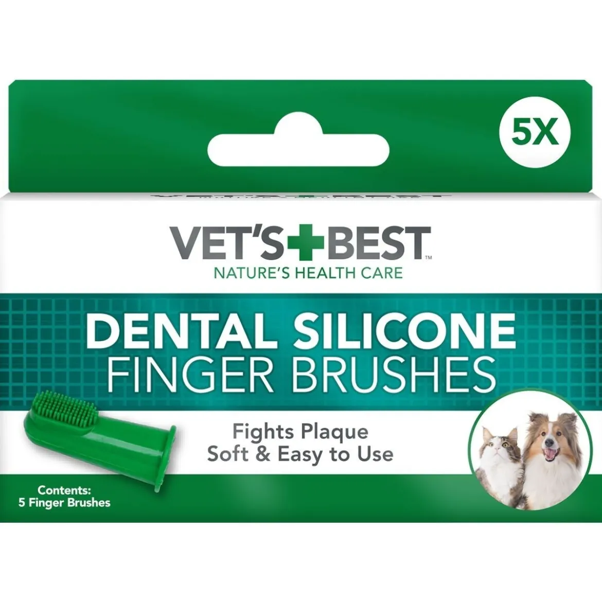 Vet’s Best Silikoniset sormiharjat 5 kpl