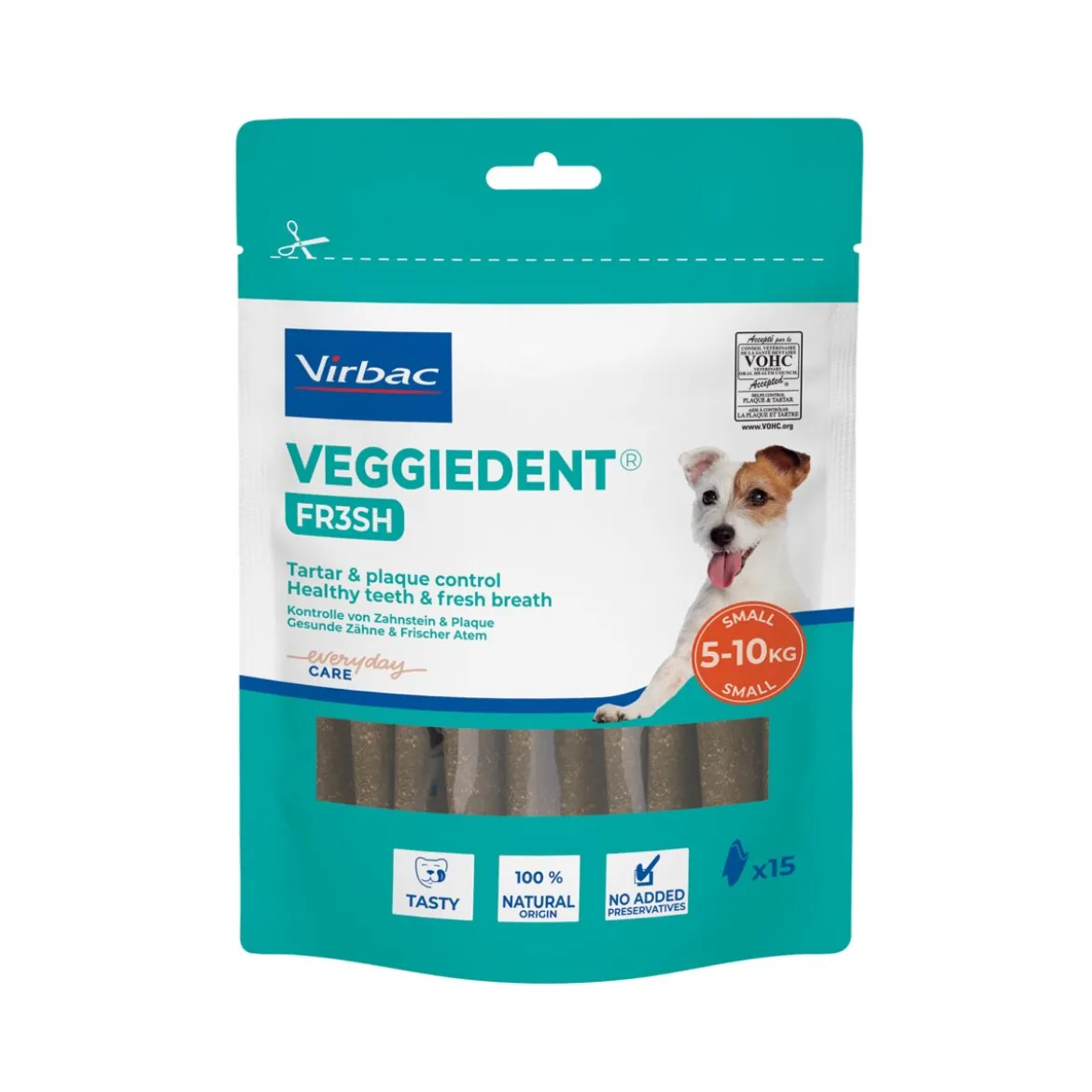 Virbac VeggieDent Fr3sh S, 15 kpl