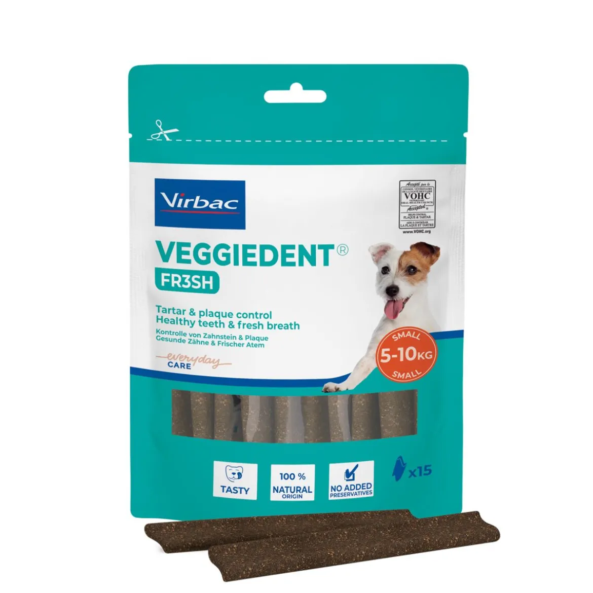 Virbac VeggieDent Fr3sh S, 15 kpl