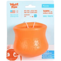West Paw Toppl aktivointilelu, oranssi