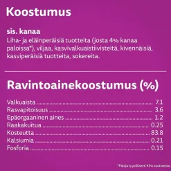 Whiskas kanaa kastikkeessa 400g