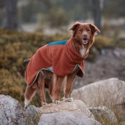 Woolly Wolf Alpha 360 Koiran fleecepusakka, Terracotta Mix